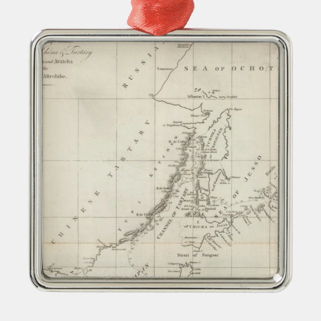 Entdeckungen gemacht im Jahre 1787 in den Meeren Ornament Aus Metall (Vorne)