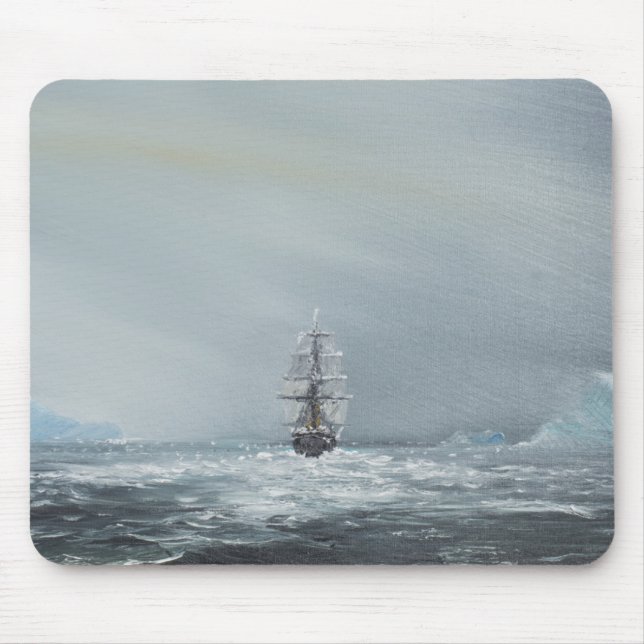 Entdeckungs-Kapitän Scott und Crew Mousepad (Vorne)