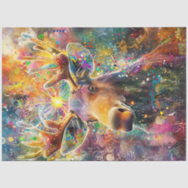 Entdeckungsreise Vibrany Whimsical Moose Digitale Seidenpapier