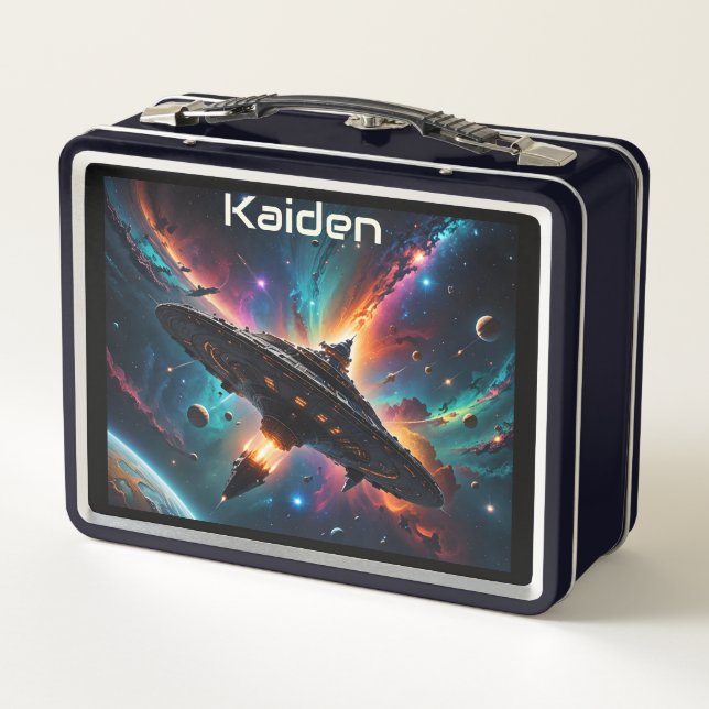 Entdocken von Kid's Metal Lunchbox (Rückseite)