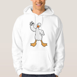 Ente als Handballspieler mit Handball Hoodie
