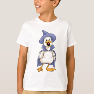 Ente als Hexe mit Hut T-Shirt