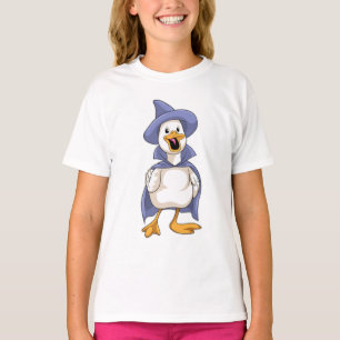 Ente als Hexe mit Hut T-Shirt