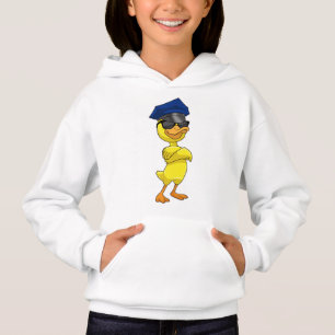 Ente als Polizeibeamter mit Polizeischutz Hoodie