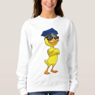 Ente als Polizeibeamter mit Polizeischutz Sweatshirt