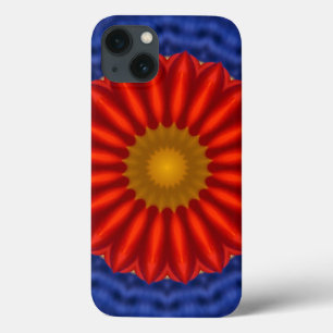 Ente auf blau mit rotem Kaleidoskop Case-Mate iPhone Hülle