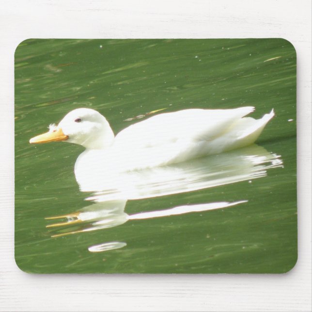 Ente auf dem Wasser Mousepad (Vorne)
