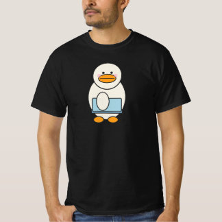 Ente auf dem Weg zur Arbeit, lustige Arbeit T-Shirt