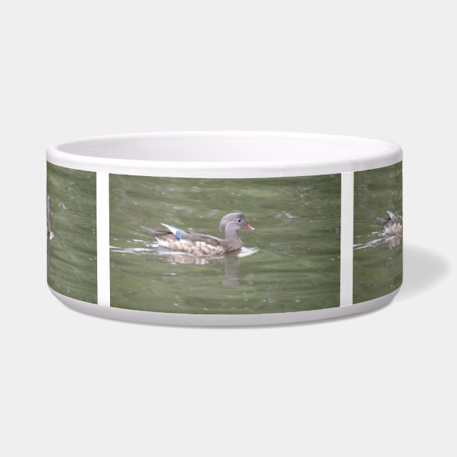 Ente auf der Dog Bowl Napf (Vorderseite)