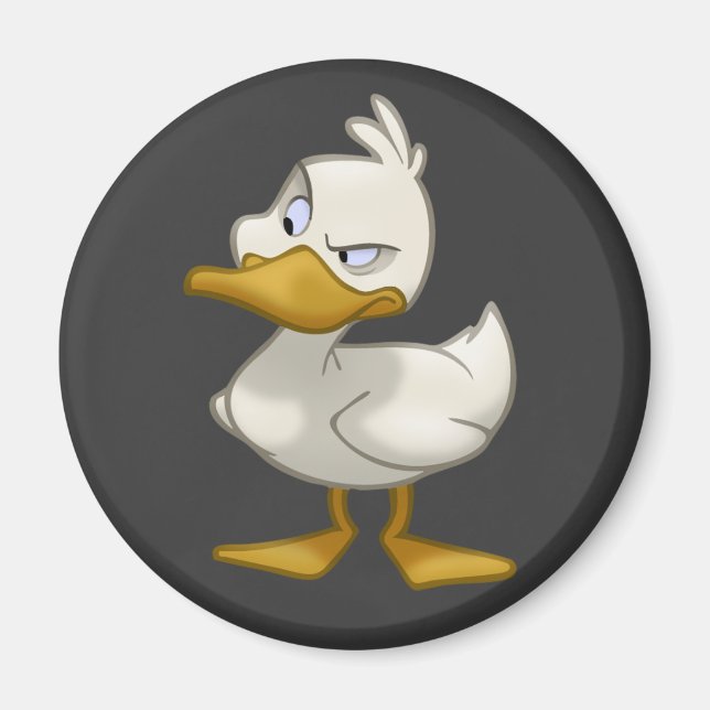 Ente auf einem Magnet (Vorne)