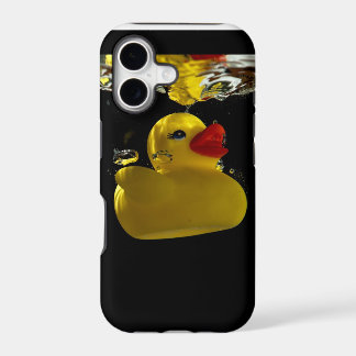 Ente auf Schwarz