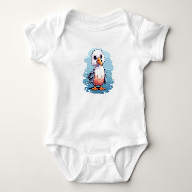 Ente Baby Strampler (Vorderseite)