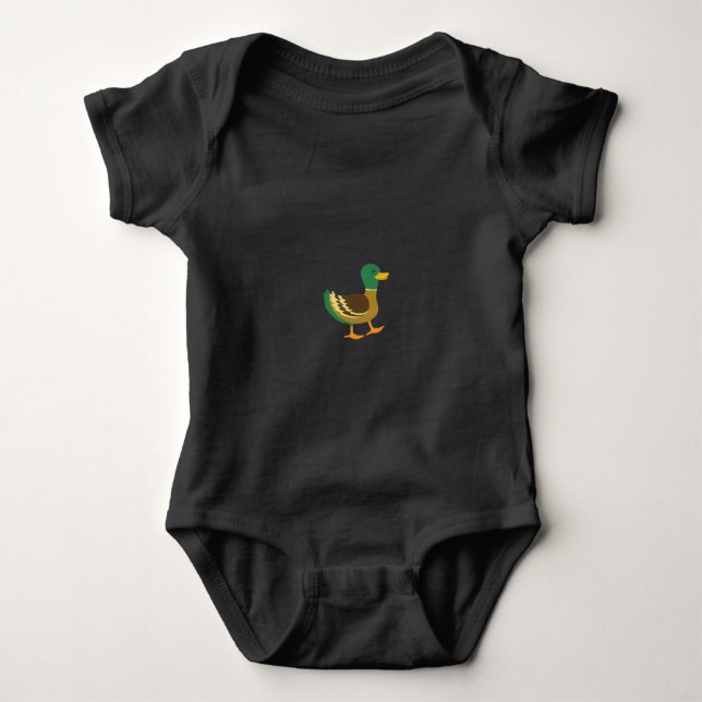  - Ente Baby Strampler (Vorderseite)