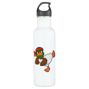 Ente bei Martial Arts Karate Edelstahlflasche