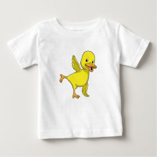 Ente bei Yoga Stretching-Übung Baby T-shirt