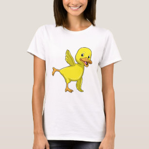 Ente bei Yoga Stretching-Übung T-Shirt