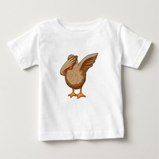 Ente beim Hip Hop Dance Dab Baby T-shirt (Vorderseite)