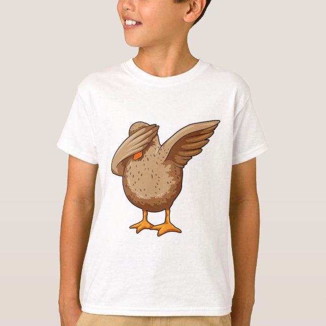 Ente beim Hip Hop Dance Dab T-Shirt (Vorderseite)