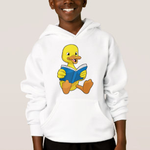 Ente beim Lesen mit Buch Hoodie