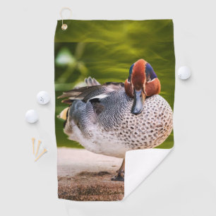 Ente bekommt einen Vorsprung Golfhandtuch