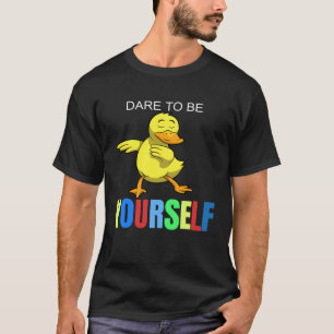 Ente Dabbing Autismus-Bewusstsein Wage es, du selb T-Shirt