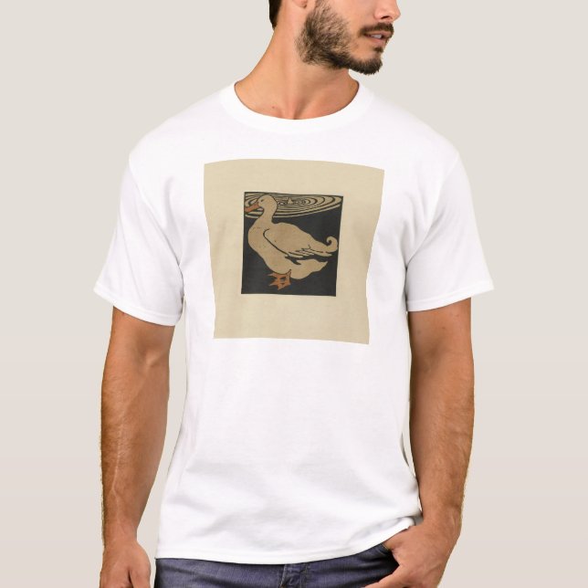 Ente - Darstellung der Square Animals T-Shirt (Vorderseite)
