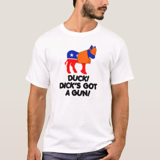 Ente! Dicks got ein Gewehr! T-Shirt
