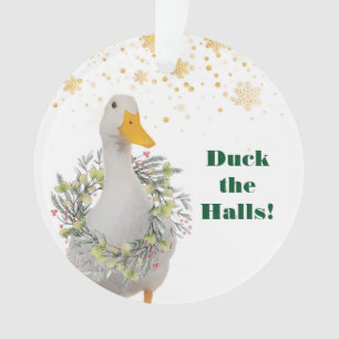 Ente die Hallen Weihnachtsente Ente Ornament