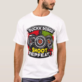 Ente Dodge Shoot Wiederholung | Paint Ball Shooter T-Shirt