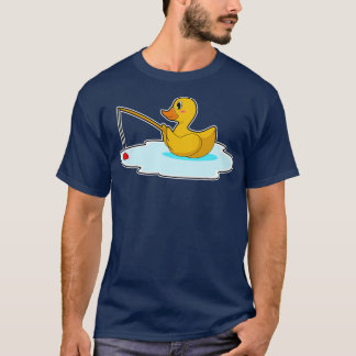 Ente Fisher Angelrute T-Shirt
