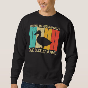 Ente für Frauen Mädchen Entenzüchter Jägerin  Sweatshirt