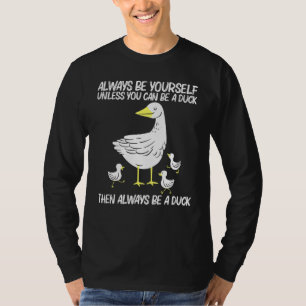 Ente für Männer - Frauen Duckling Wasservögel 4 T-Shirt