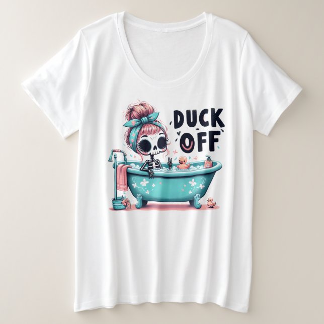 Ente Große Größe T-Shirt (Design vorne)