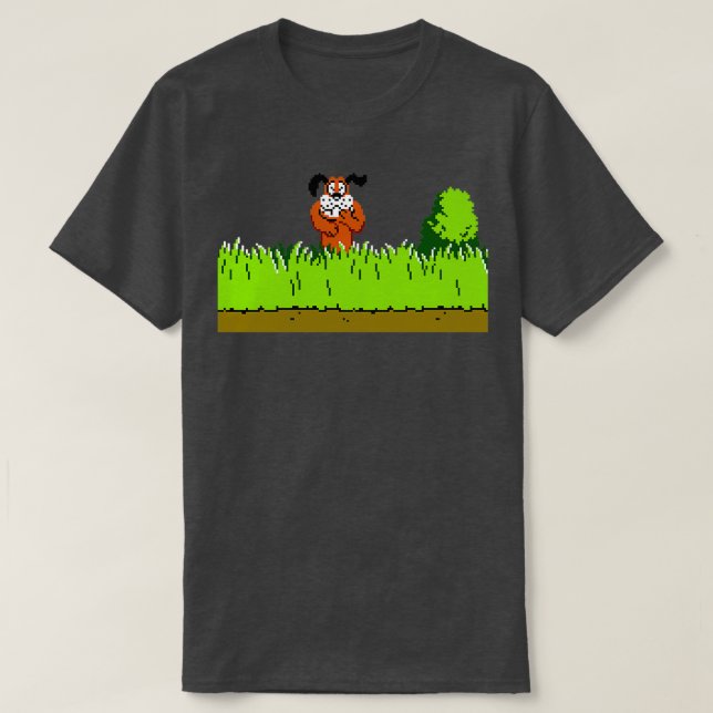 Ente Hunt Dog lachen T-Shirt (Design vorne)