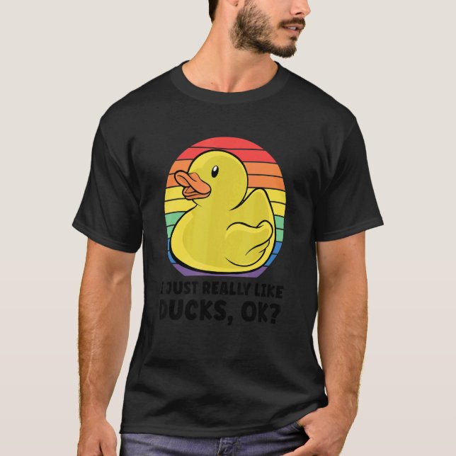 Ente I wie Enten Ok 8 T-Shirt (Vorderseite)