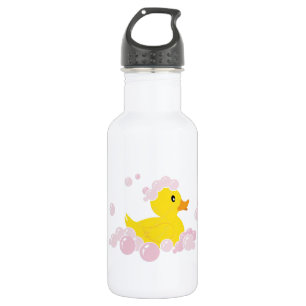 Ente in rosa Blasen Trinkflasche