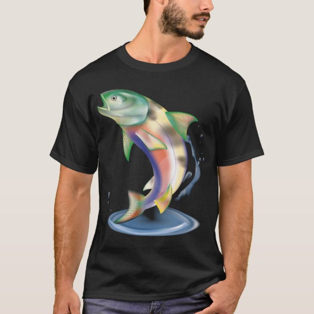 Ente Katze Fisch T-Shirt (Vorderseite)