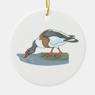 Ente Keramikornament