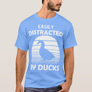 Ente leicht von Enten abgelenkt T-Shirt
