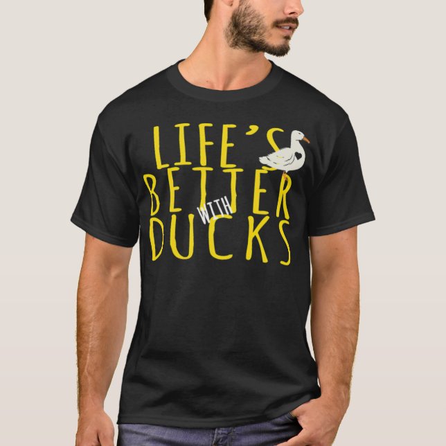 Ente Lover Rasse T-Shirt (Vorderseite)