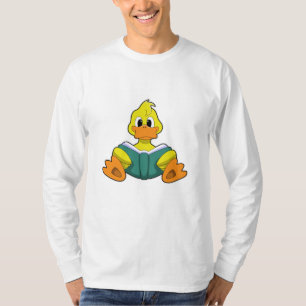 Ente mit Buch T-Shirt