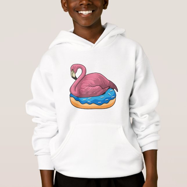 Ente mit Donut Hoodie (Vorderseite)