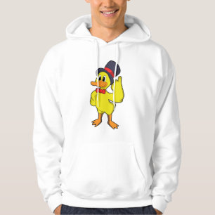 Ente mit Hut Hoodie