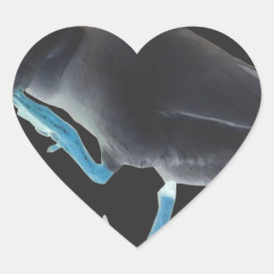 Ente mit I Woke Up Like This & Hakuna Matata Text Herz-Aufkleber