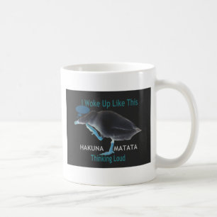 Ente mit Ich bin so aufgewacht & Hakuna Matata Tex Tasse