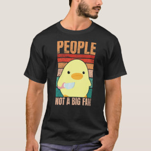 Ente mit Messer Leute nicht ein großer Fan für men T-Shirt
