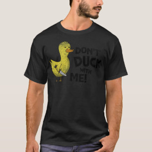 Ente mit mir Tiere schwarzen Labrador T-Shirt