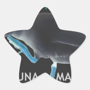 Ente mit mir Weckte so auf und Hakuna Matata Text Stern-Aufkleber