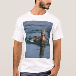 Ente mit offenem Schnabel T-Shirt