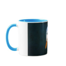 Ente mit Perlenohrring-Tasse